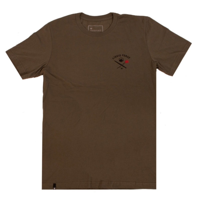 Liquid Force Origins Tee in Mil Green