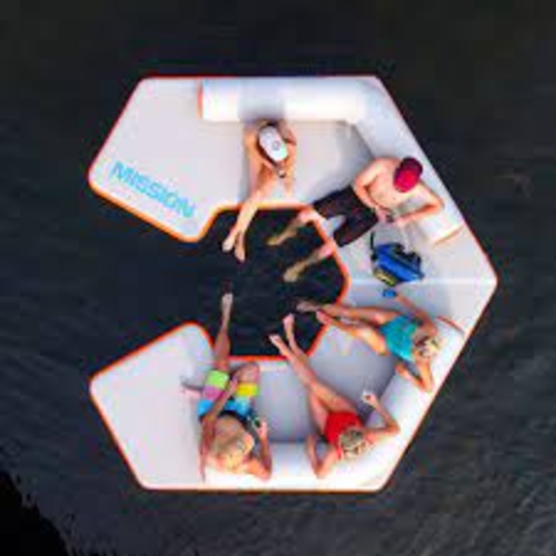 Mission REEF HEX Inflatable Mat - 11.25' x 11.5' x 6" (82 sq ft)