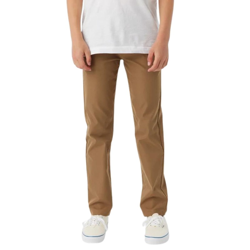 O'Neill Redlands Modern Hybrid Pant in Dark Khaki