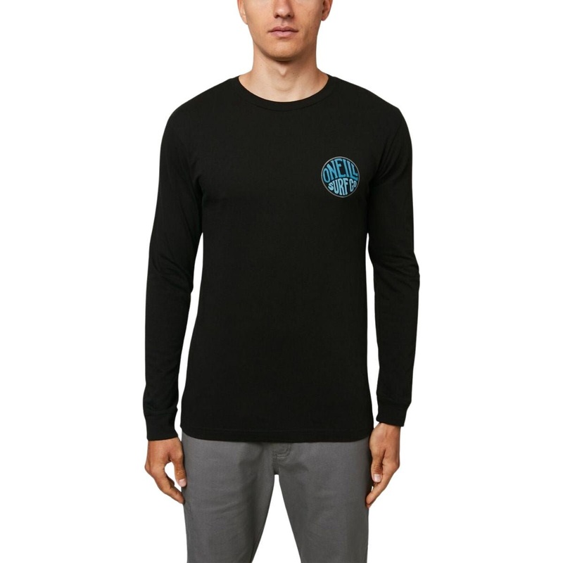 O'Neill Roundabout Long Sleeve Tee in Black