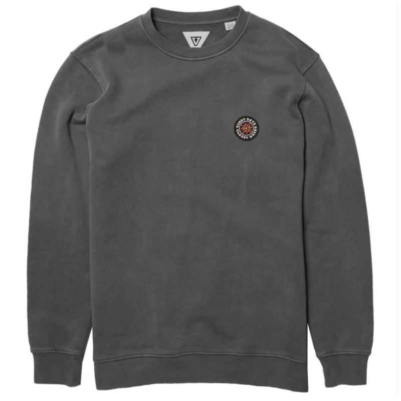 Vissla Solid Sets Eco Crew Pullover in Phantom