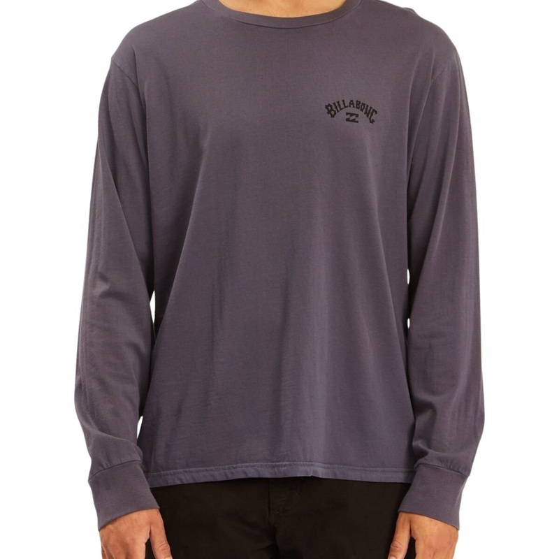 Billabong Archwave Long Sleeve Tee in Charcoal