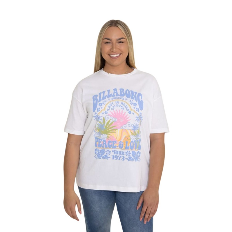 Billabong Peace and Love Women's Top in Salt Crystal