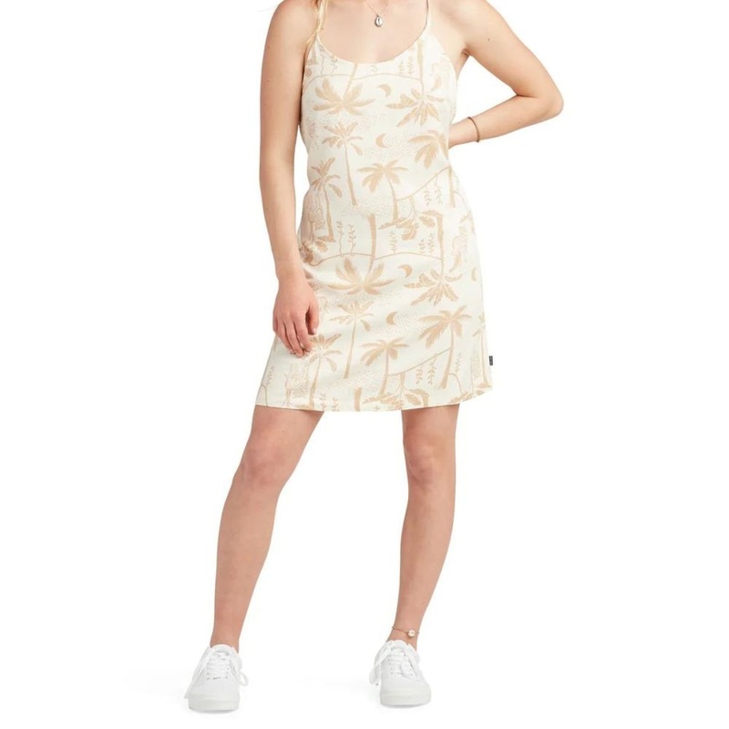 Body Glove Sportswear Racer Back Tank Dress in Cream