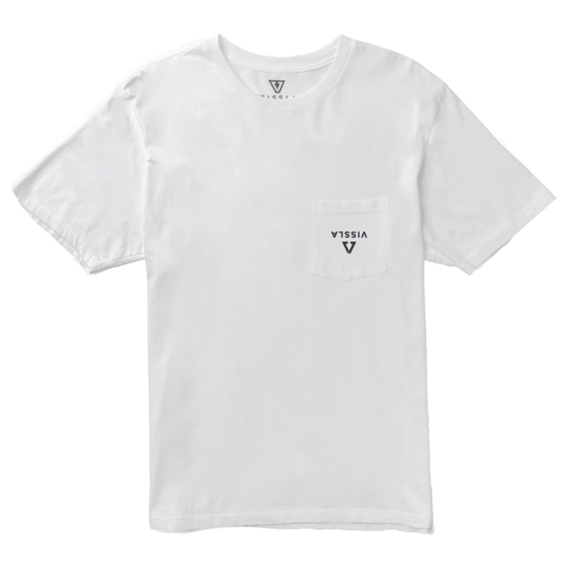 Vissla Premium Stoke Premium Pocket Tee in White