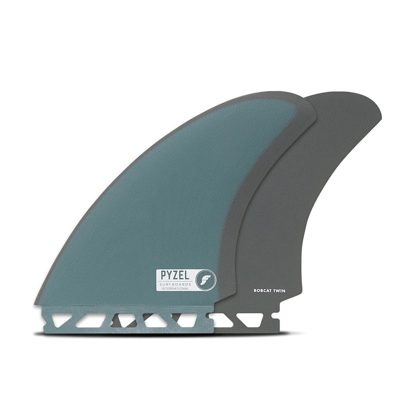FUTURES X PYZEL BOB CAT TWIN FIN SET BLUE GREY