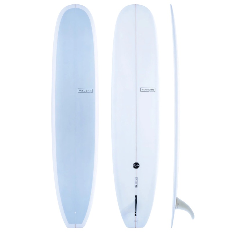 MODERN RETRO LONGBOARD SKYBLUE PU CLEAR