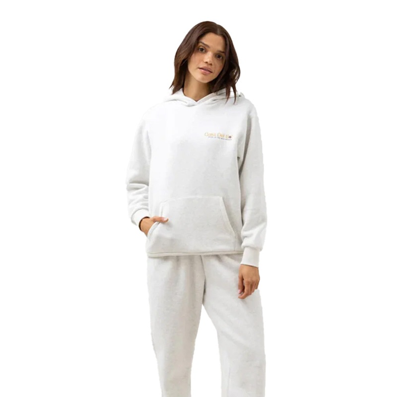 RHYTHM CASA DEL SOL HOODED FLEECE GREY MARLE