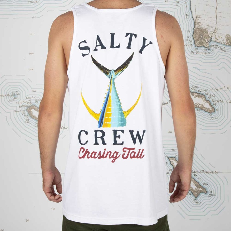 SALTY CREW TAILED TANK WHITE