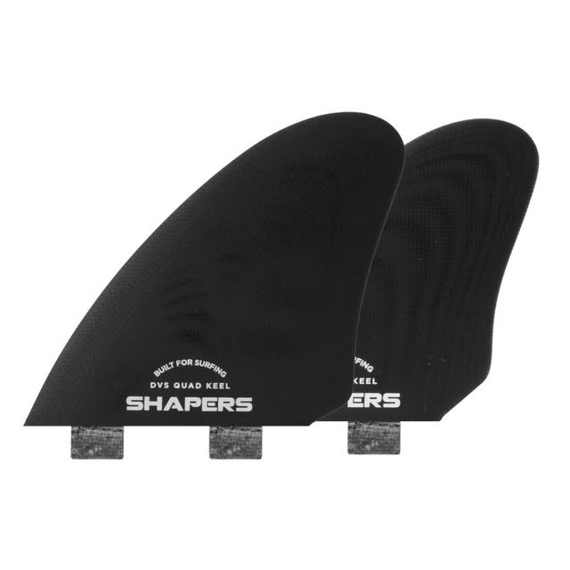 SHAPERS DVS SPECIALTY CORELITE QUAD KEEL DUAL TAB BLACK