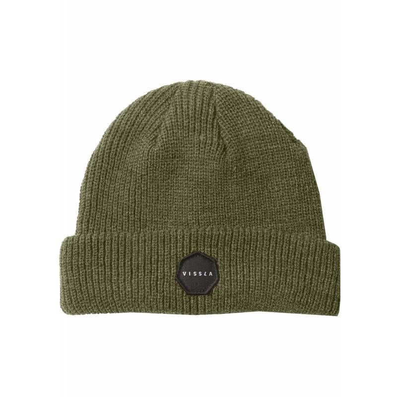 VISSLA TRIMLINE BEANIE SURPLUS GREEN