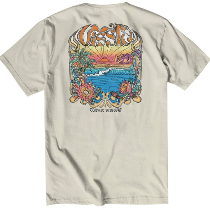 VISSLA VISUALS ORGANICS TEE BONE
