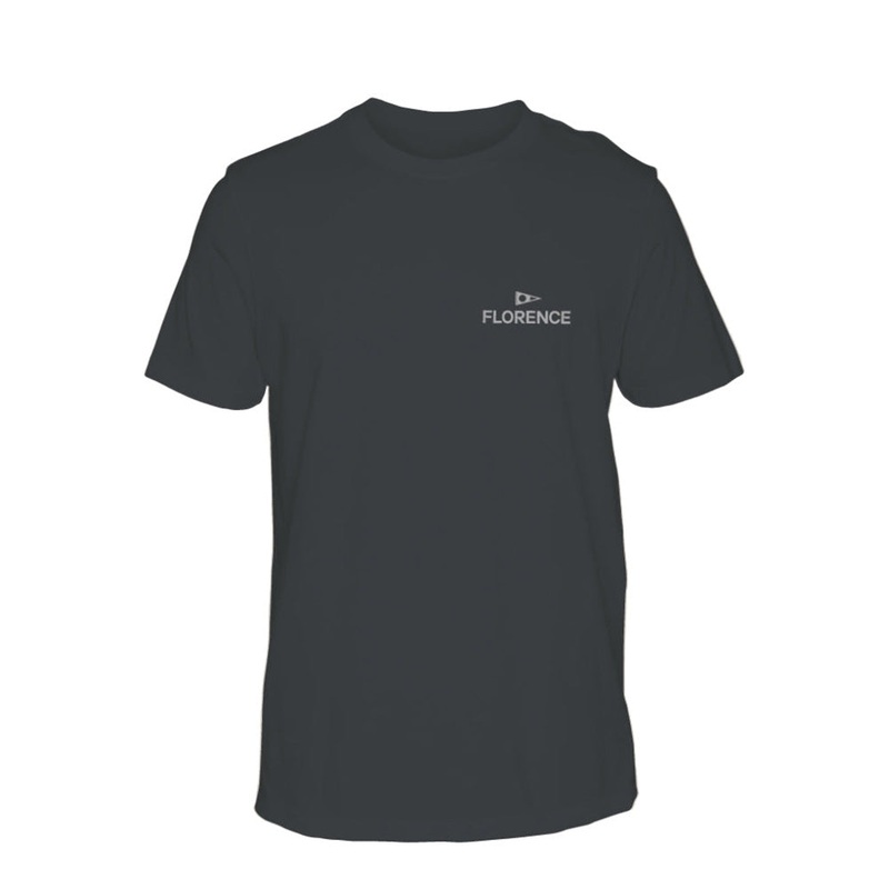 FLORENCE MARINE X CREW T-SHIRT CHARCOAL