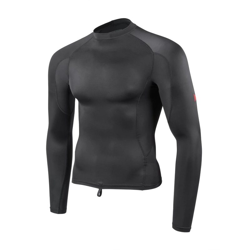 FLORENCE WINDSHIELD LONG SLEEVE RASH GUARD BLACK
