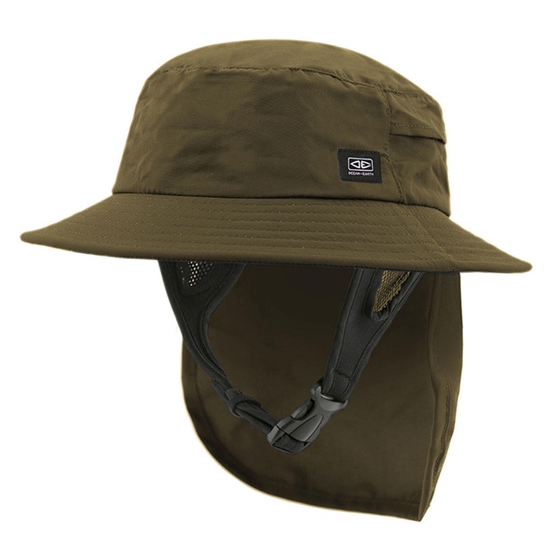 OCEAN & EARTH INDO STIFF PEAK SURF HAT OLIVE