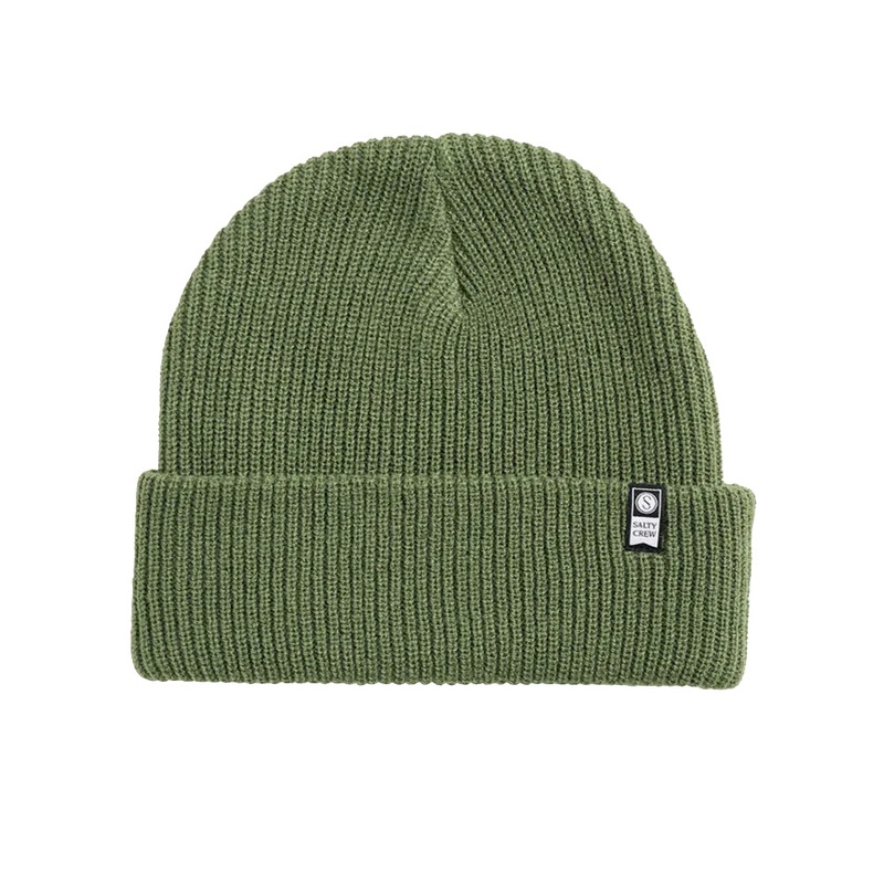 SALTY CREW ALPHA BEANIE LIGHT MILITARY