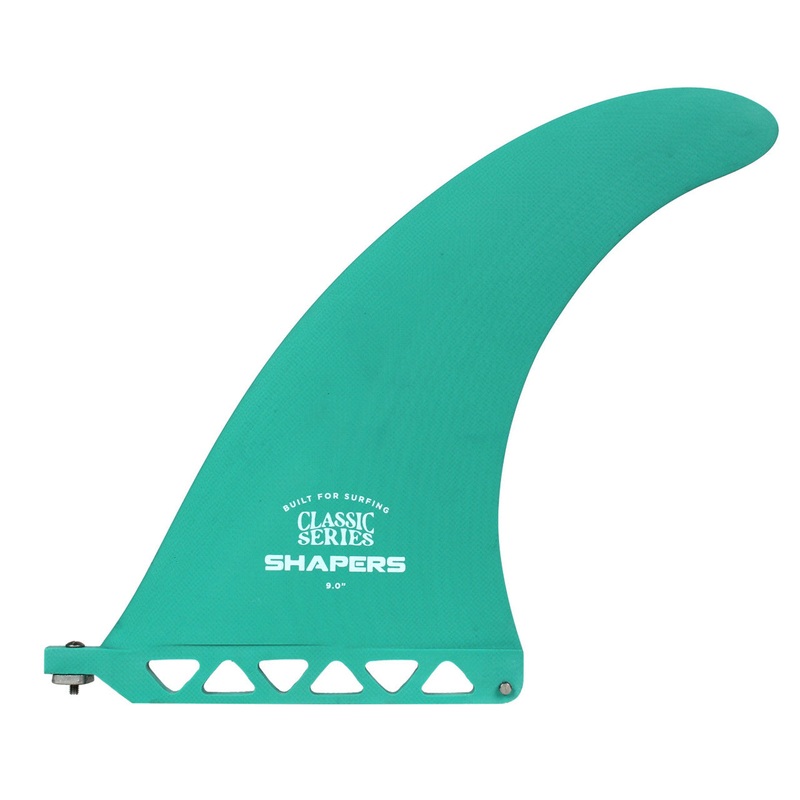 SHAPERS 9" CLASSIC LONGBOARD FIN GREEN