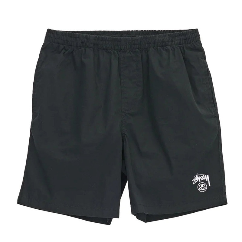 STUSSY BASIC STOCK BEACHSHORT BLACK