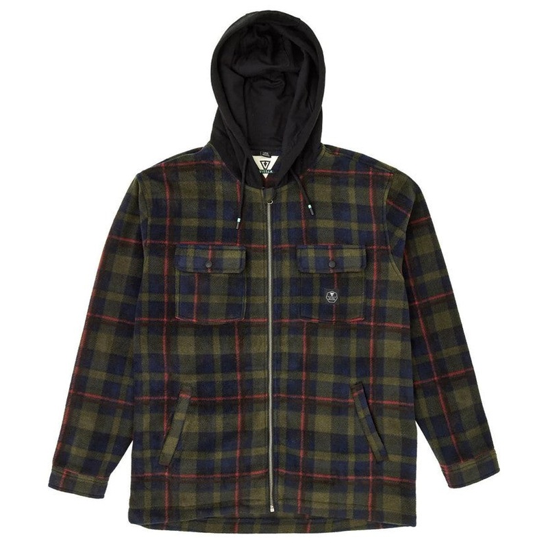 VISSLA HERMOSA HOODED OVERSHIRT