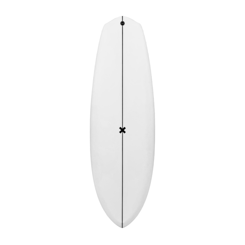 ALBUM PLASMIC DIAMOND TAIL CLEAR PU SURFBOARD 5'8