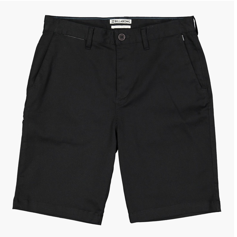 BILLABONG CARTER STRETCH SHORT BLACK