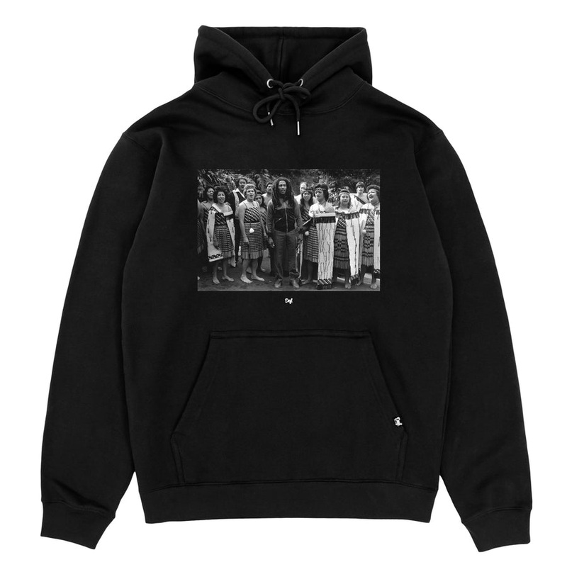 DEF BOB NZ HOODIE BLACK