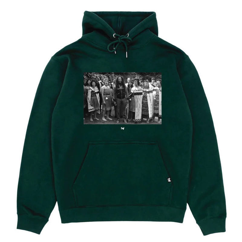 DEF BOB NZ HOODIE FOREST GREEN