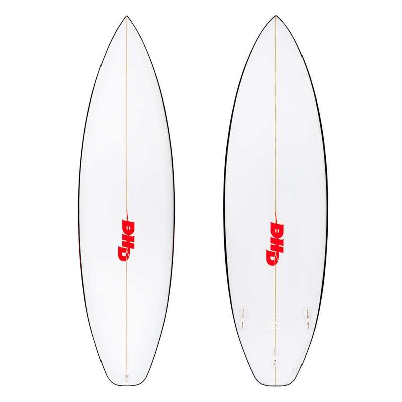 DHD EE JULIETTE SQUASH TAIL PU SURFBOARD