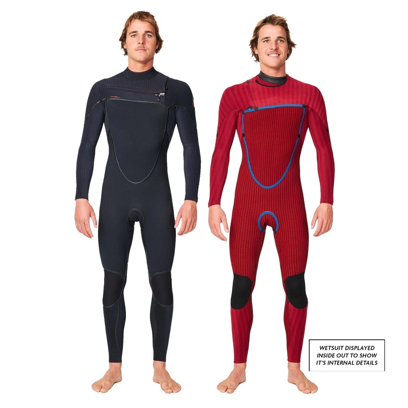 O'NEILL HYPER FIRE X CZ FULL 4/3MM CHEST ZIP STEAMER 2025