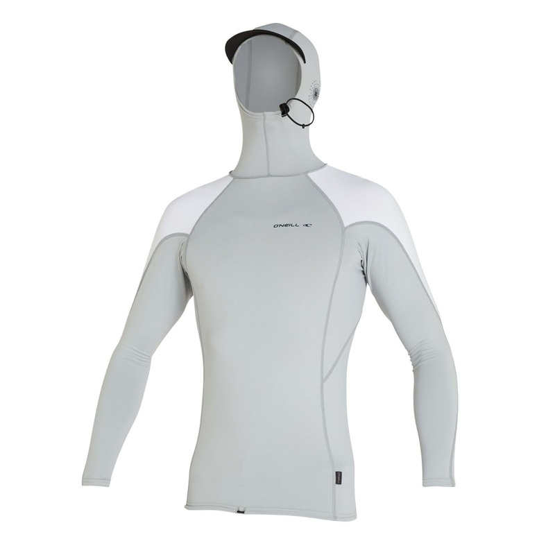 O'NEILL TRAVLR UV LONG SLEEVE TEE COOL GREY WHITE