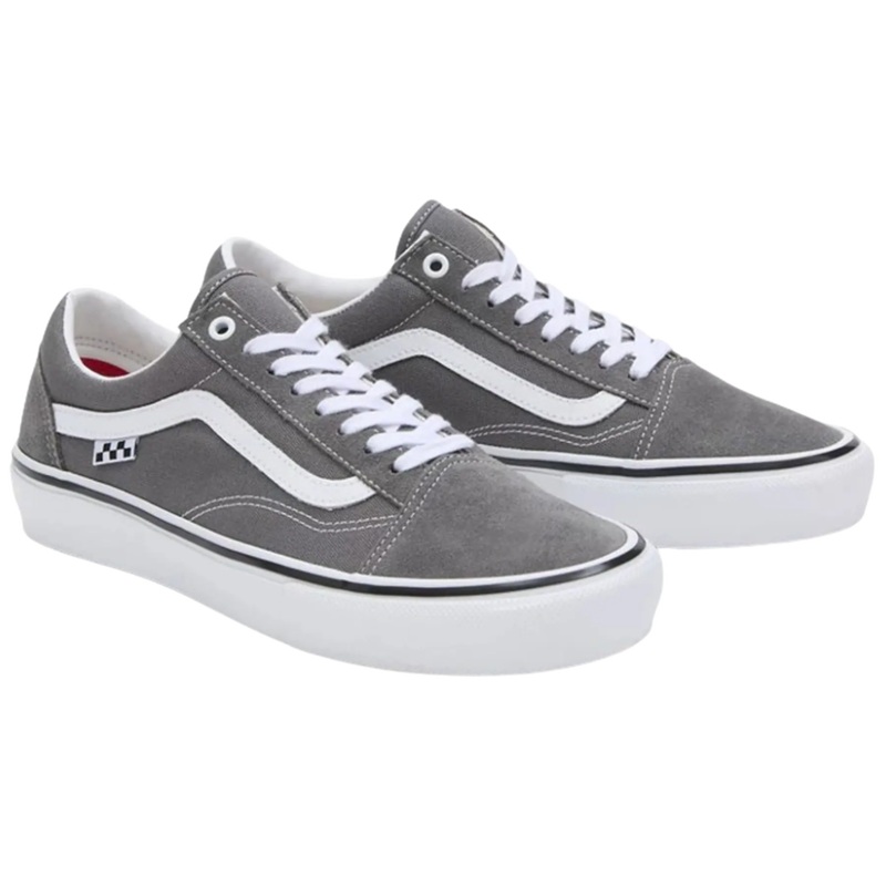 VANS SKATE PRO OLD SKOOL PEWTER WHITE