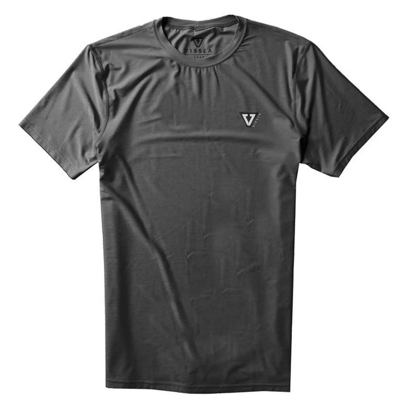 VISSLA TWISTED SHORT SLEEVE RASH TOP