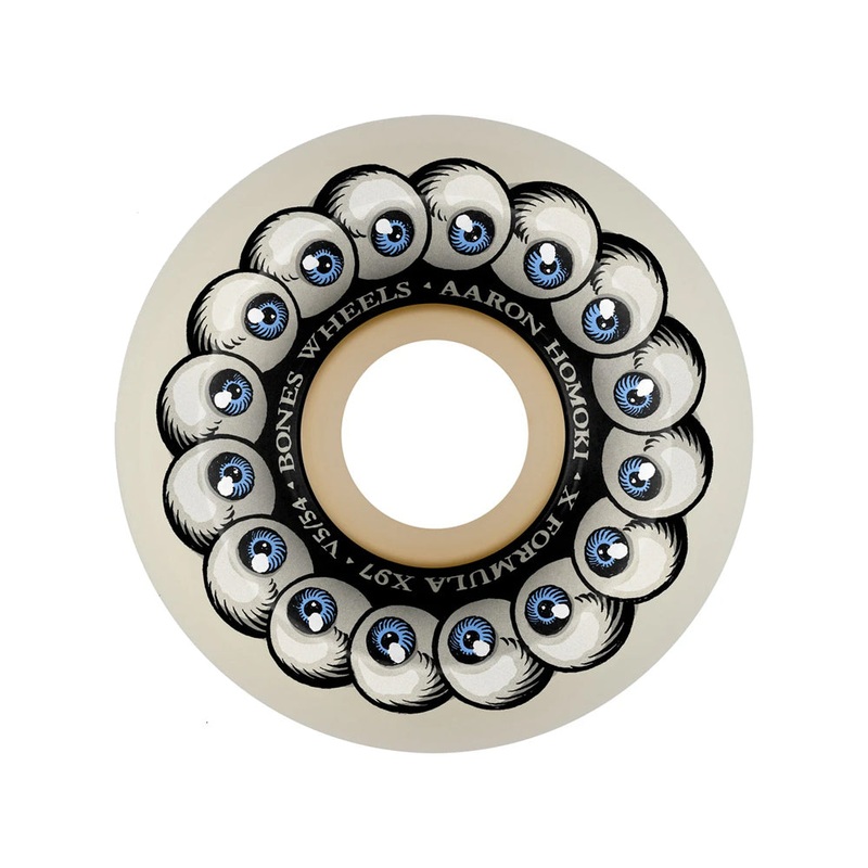 BONES WHEELS X FORMULA HOMOKI VISION QUEST V5 SIDECUT 97A 54MM