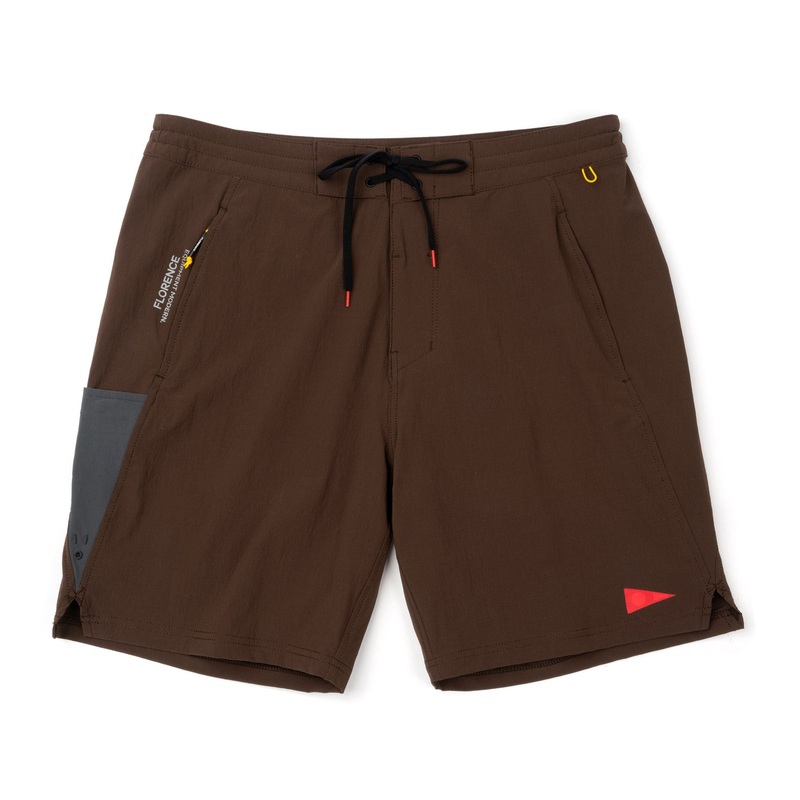 FLORENCE F1 CORDURA UTILITY BOARDSHORT DARK BROWN