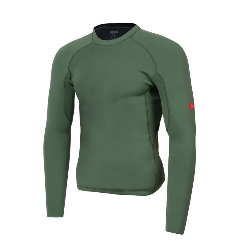 FLORENCE FLATLOCK WETSUIT JACKET 1.5MM BURNT OLIVE