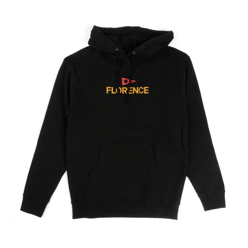 FLORENCE MARINE X LOGO HOODIE BLACK