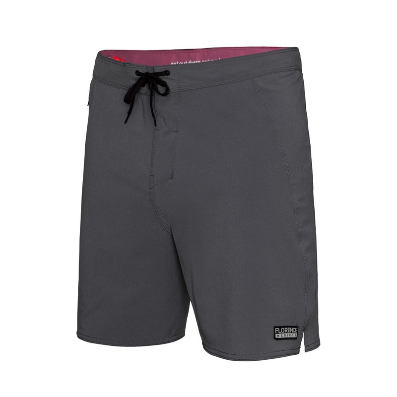 FLORENCE MARINE X STANDARD ISSUE BOARDSHORT CHARCOAL