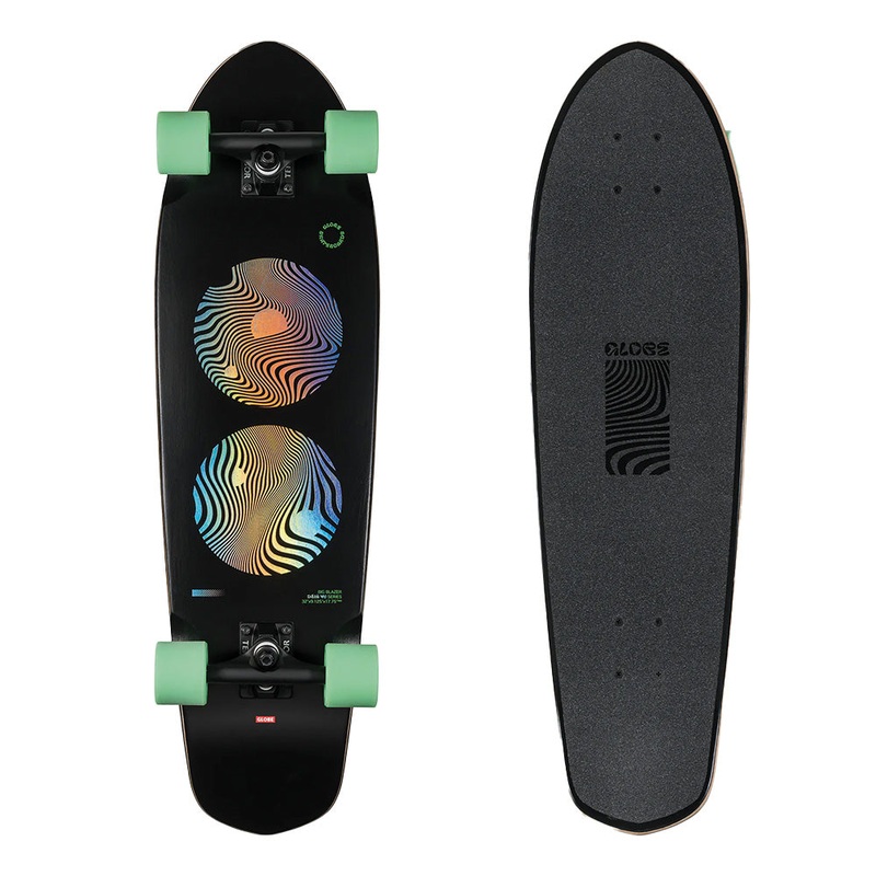 GLOBE BIG BLAZER 32" BLACK GREEN CRUISER BOARD