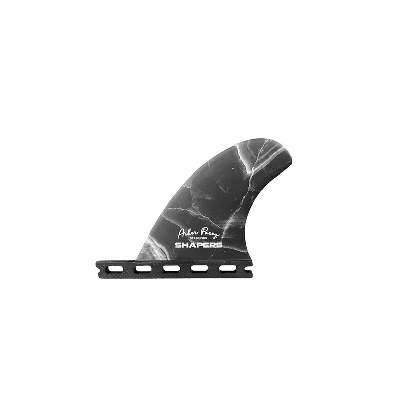 SHAPERS ASHER PACEY 3.41" CORELITE TWIN FIN STABILSER SINGLE TAB