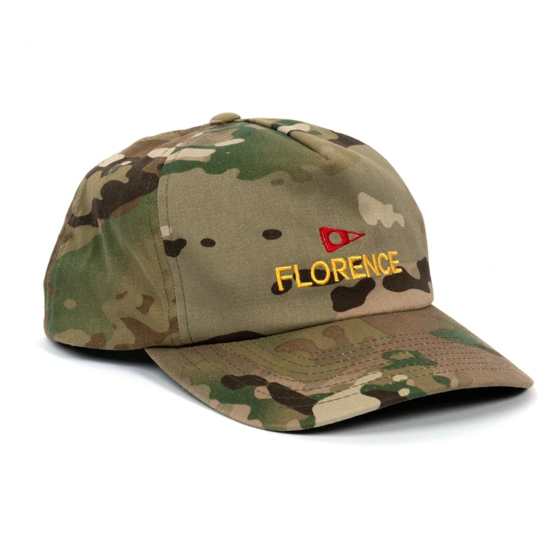 FLORENCE LOGO TWILL CAP MULTI CAMO