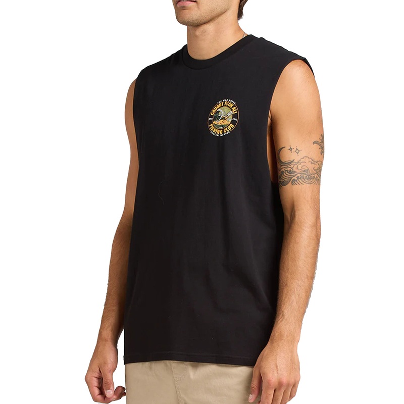 MAD HUEYS CAUGHT F*CK ALL MUSCLE SINGLET
