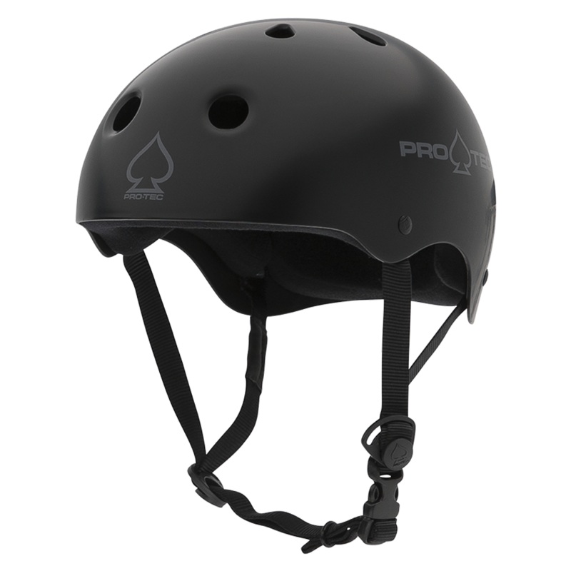 PRO-TEC CLASSIC SKATE MATTE BLACK HELMET