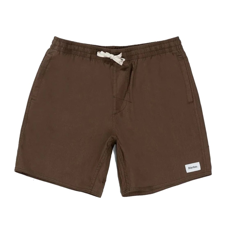 RHYTHM CLASSIC LINEN JAM SHORT CHOCOLATE