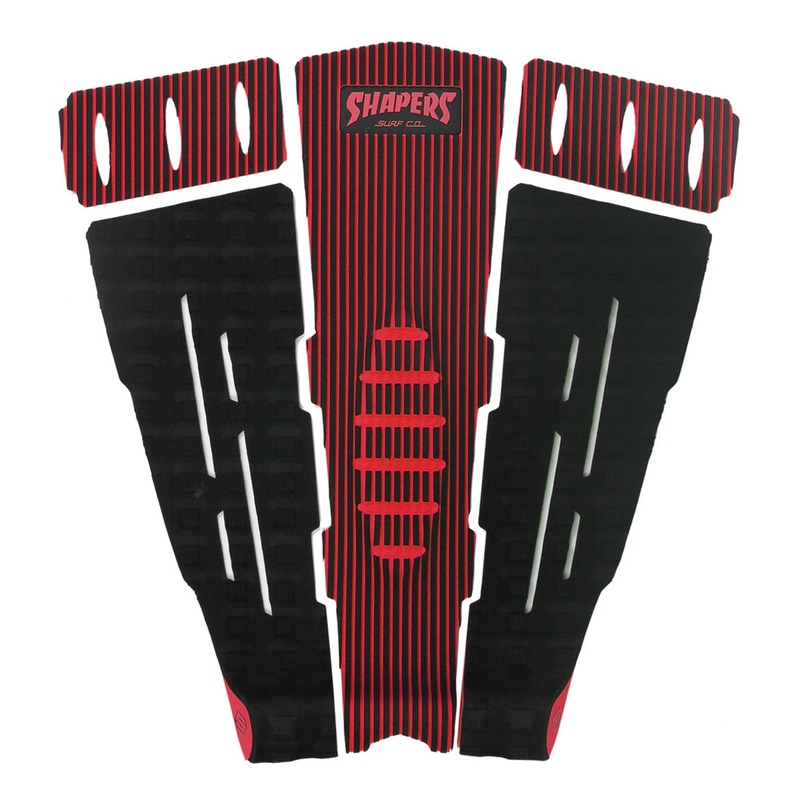SHAPERS THE SHAPERS SURFBOARD GRIP 5PCE RED