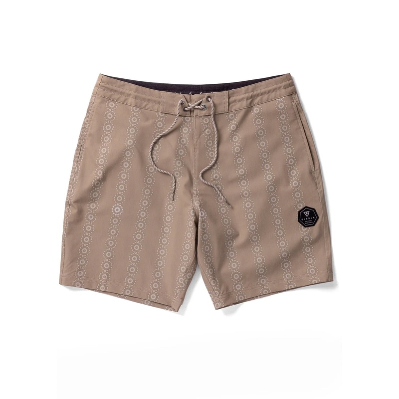 VISSLA SOLAR SPIRAL 17.5" BOARDSHORT DARK KHAKI