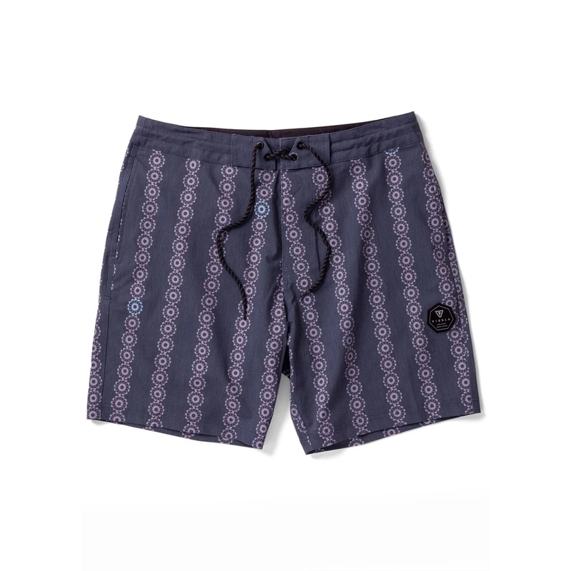 VISSLA SOLAR SPIRALS 17.5" BOARDSHORT DARK NAVAL