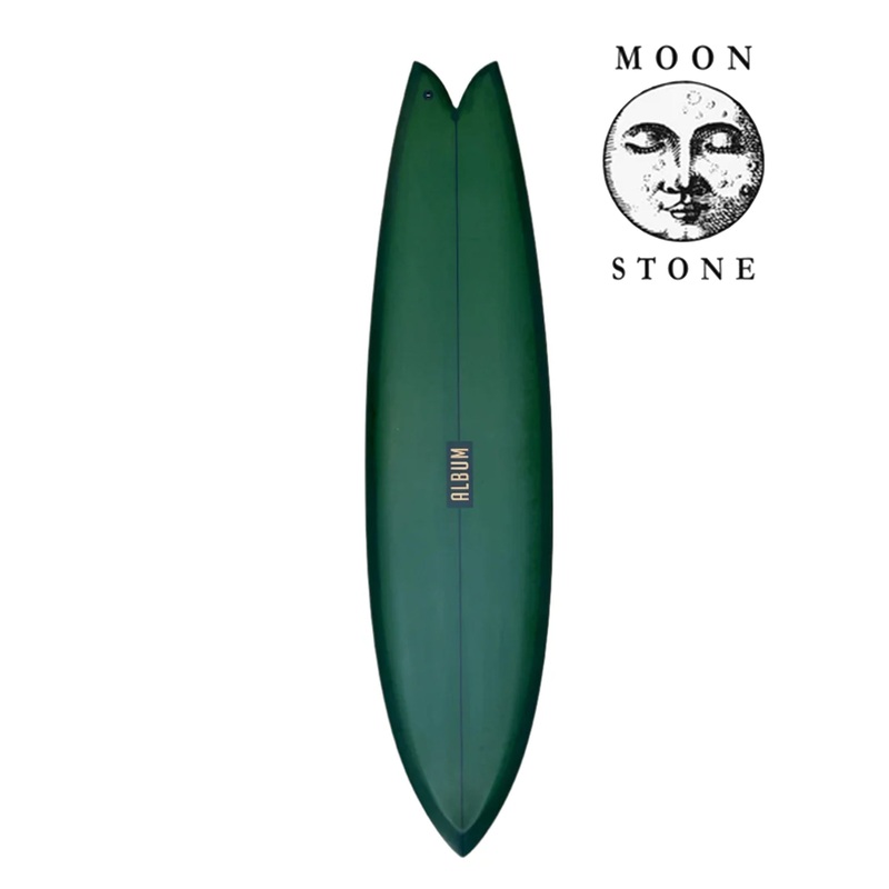 ALBUM MOONSTONE 6'10 DARK GREEN TINT FUTURES