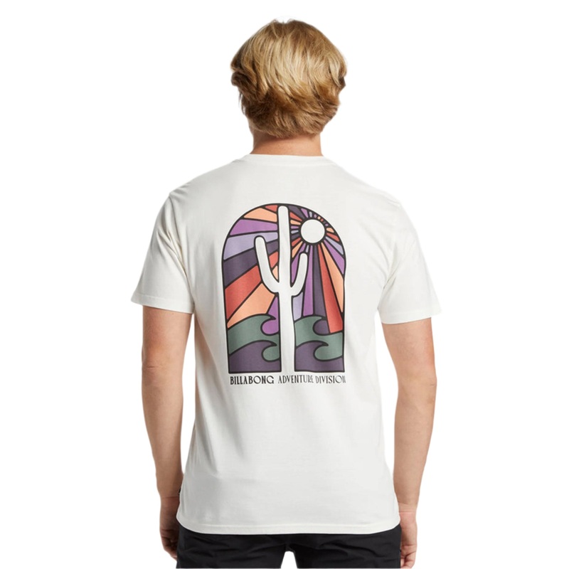 BILLABONG SAGUARO MENS T-SHIRT OFF WHITE