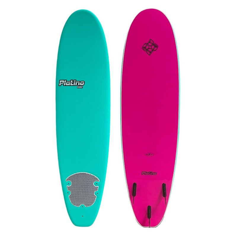 PLATINO 7'0 SOFTBOARD TURQUISE PINK