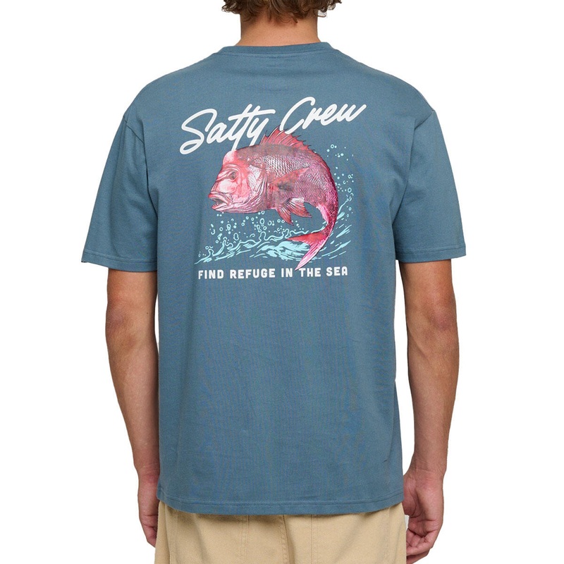 SALTY CREW SNAPPER PREMIUM TEE DARK SLATE